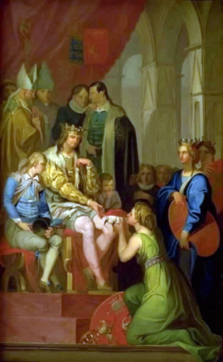 Cristiano I eleva la provincia dell'Holstein a stato di ducato nel 1460 - Statens Museum for Kunst